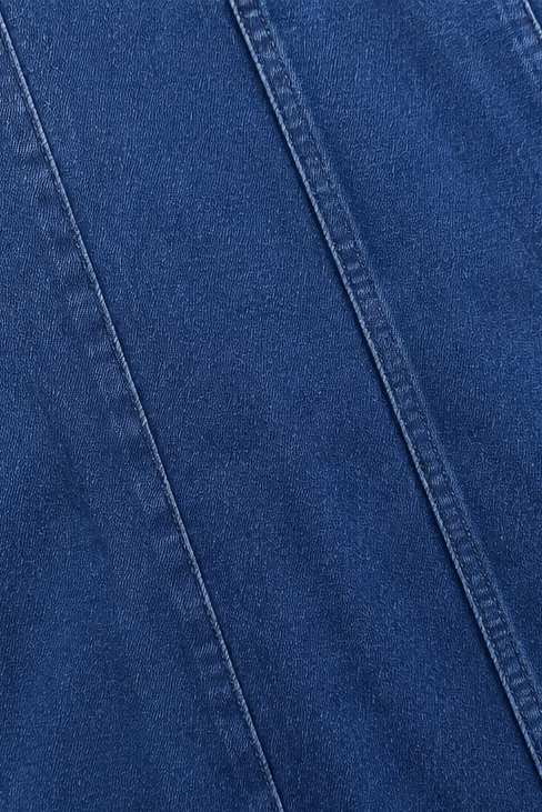 Wearbella Denim Maxi Skirt - Women's High Waist A-Line