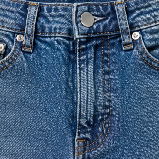 Flarelynn Flare Jeans - Scalloped Button Women's Jeans