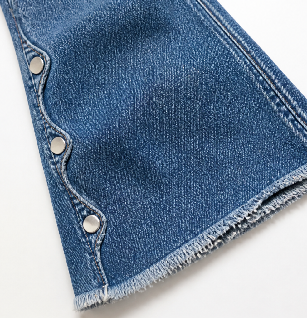 Flarelynn Flare Jeans - Scalloped Button Women's Jeans