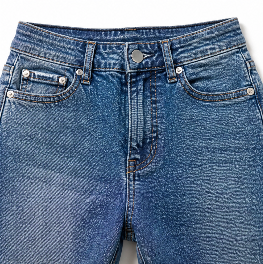Flarelynn Flare Jeans - Scalloped Button Women's Jeans