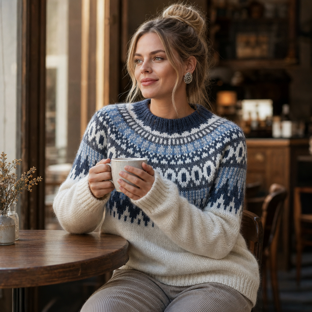 Wearlyn Colour Block Sweater - Women's Yoke Jumper