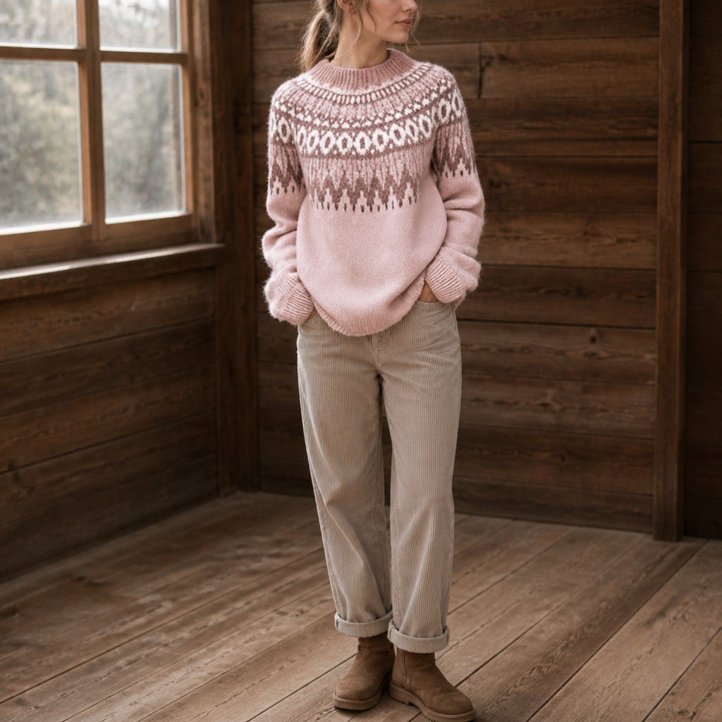 Wearlyn Colour Block Sweater - Women's Yoke Jumper