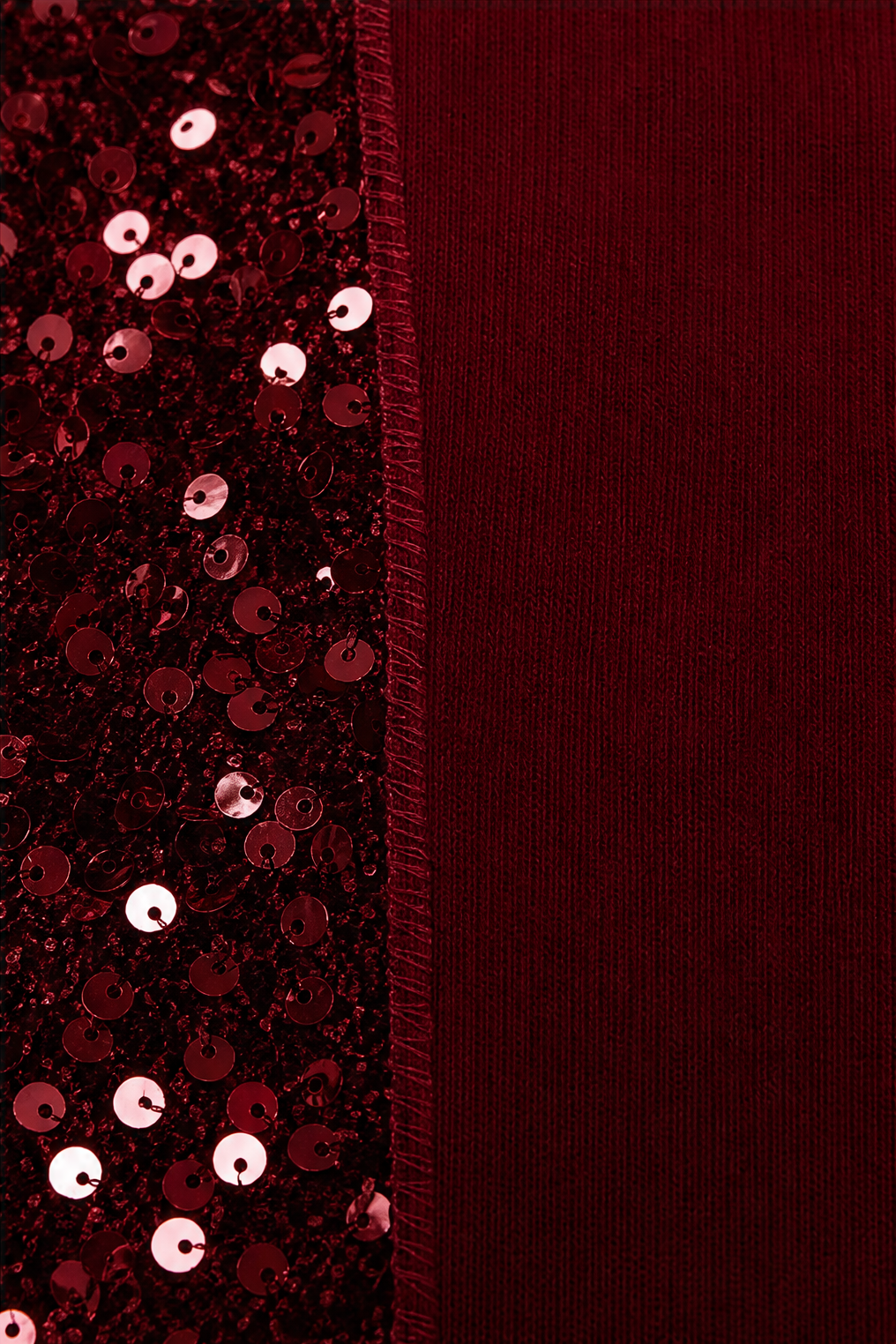 Veluxe Duo Sequin Top - Women's Mock Layer Evening Top