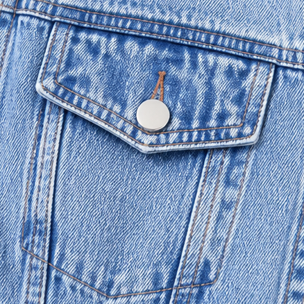Overlaid Denim Vest Dress - Asymmetric Women's Denim Layer