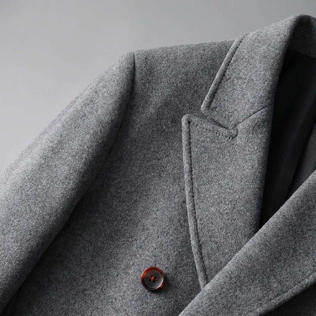 Rothwell Wool Overcoat - Men's Double Breasted Coat