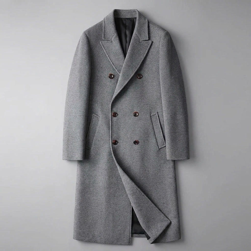 Rothwell Wool Overcoat - Men's Double Breasted Coat