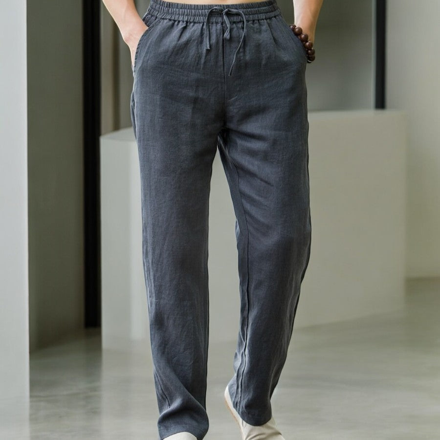 Palmara Linen Pants - Men's Relaxed Linen Trousers