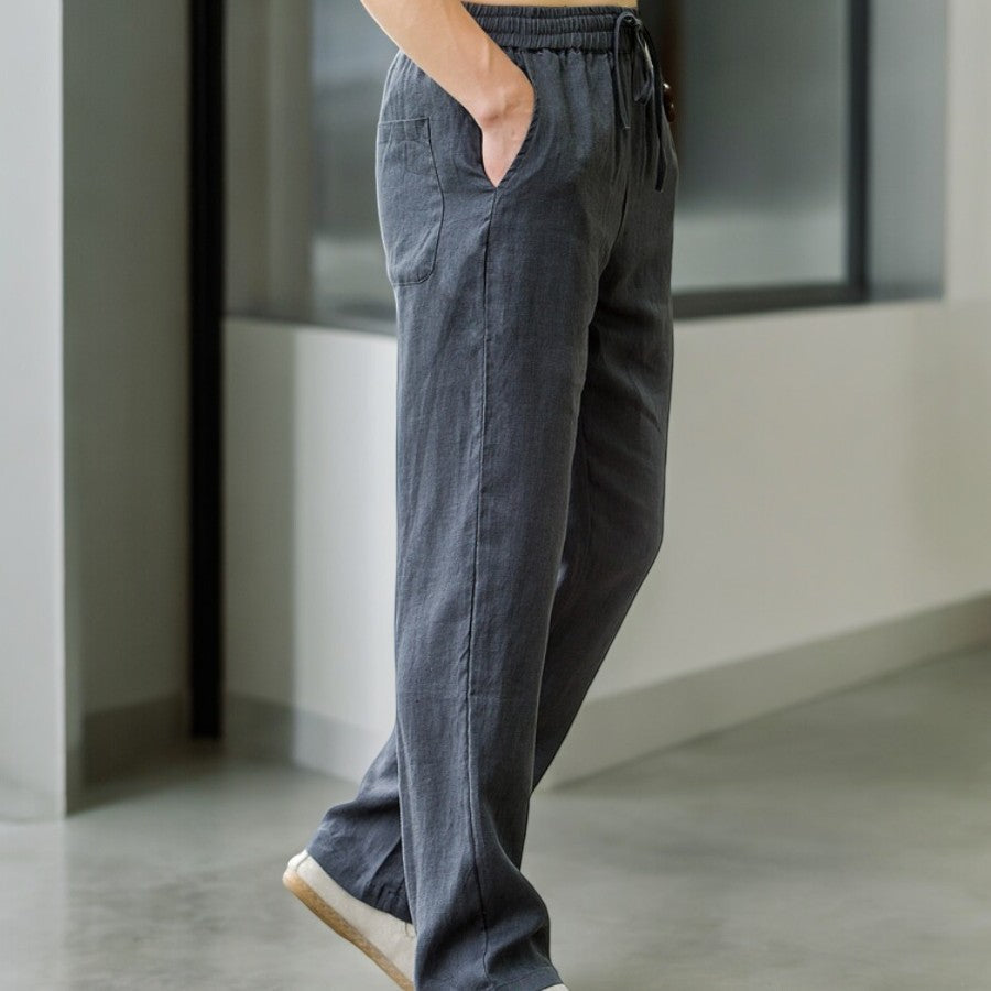 Palmara Linen Pants - Men's Relaxed Linen Trousers