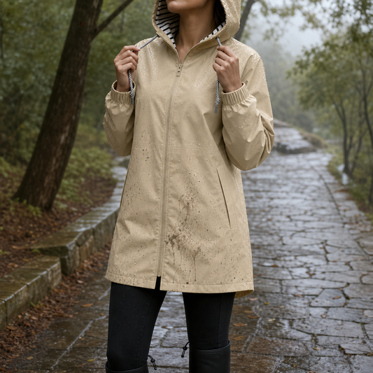 Rainfell Hooded Rain Jacket - Women's Packable Raincoat