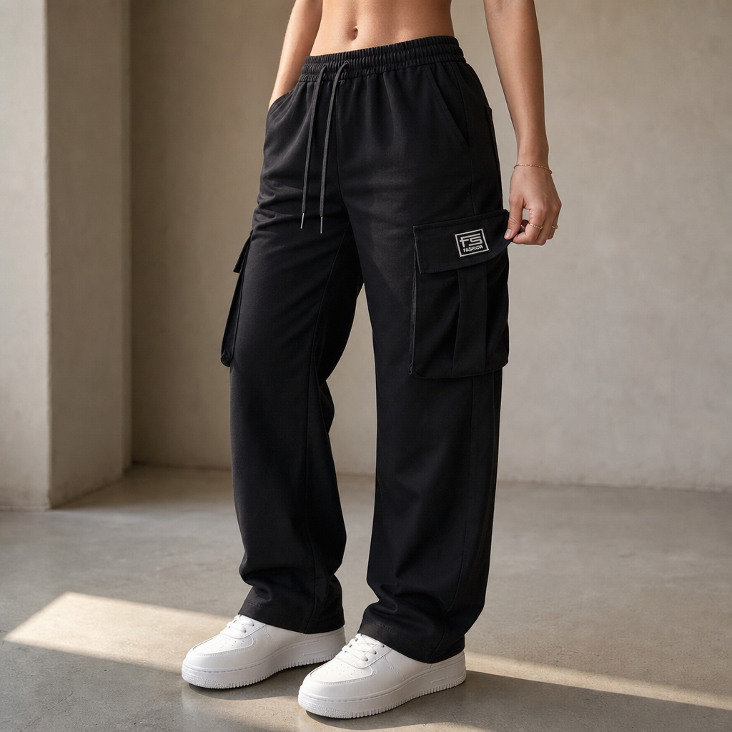 Easeway Cargo Pants - Women's Relaxed Straight Leg Cargo