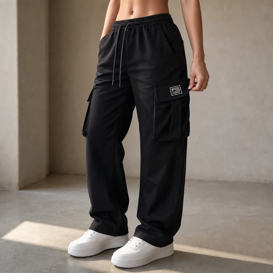 Easeway Cargo Pants - Women's Relaxed Straight Leg Cargo