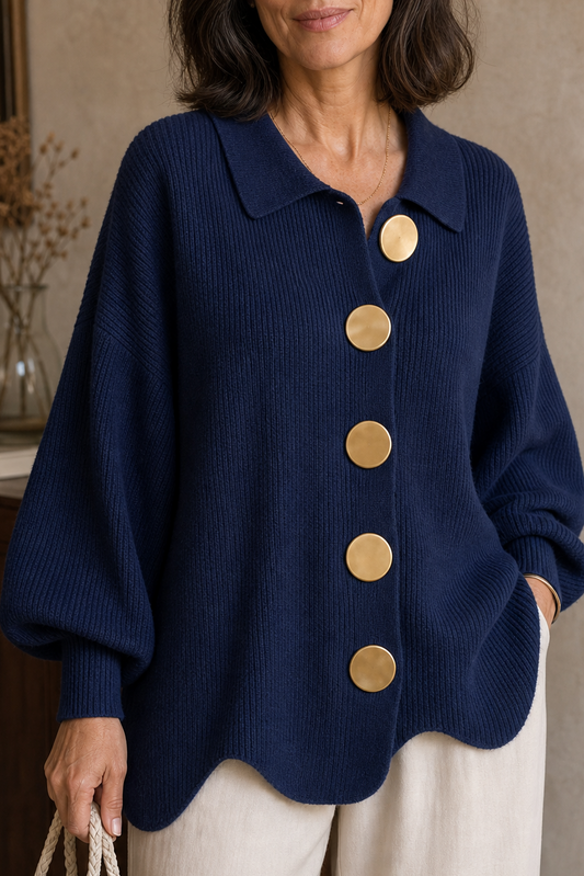 Wearbella Scalloped Cardigan - Women's Button Cardigan