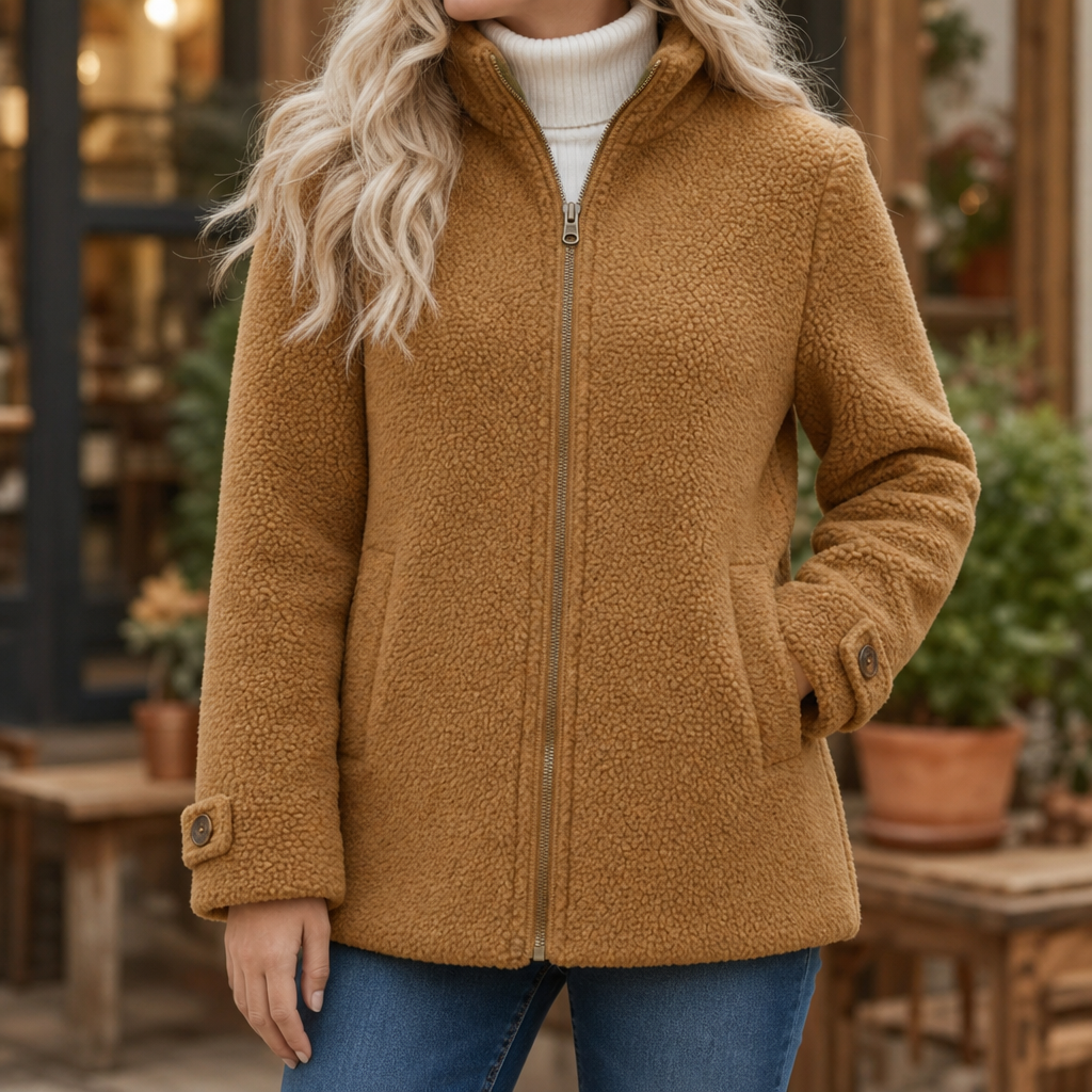 Wrapfield Stand Collar Zip Jacket - Women's Fleece Jacket