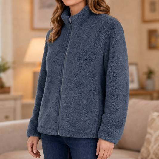 Velora Fleece Jacket - Women's Stand Collar Zip Fleece