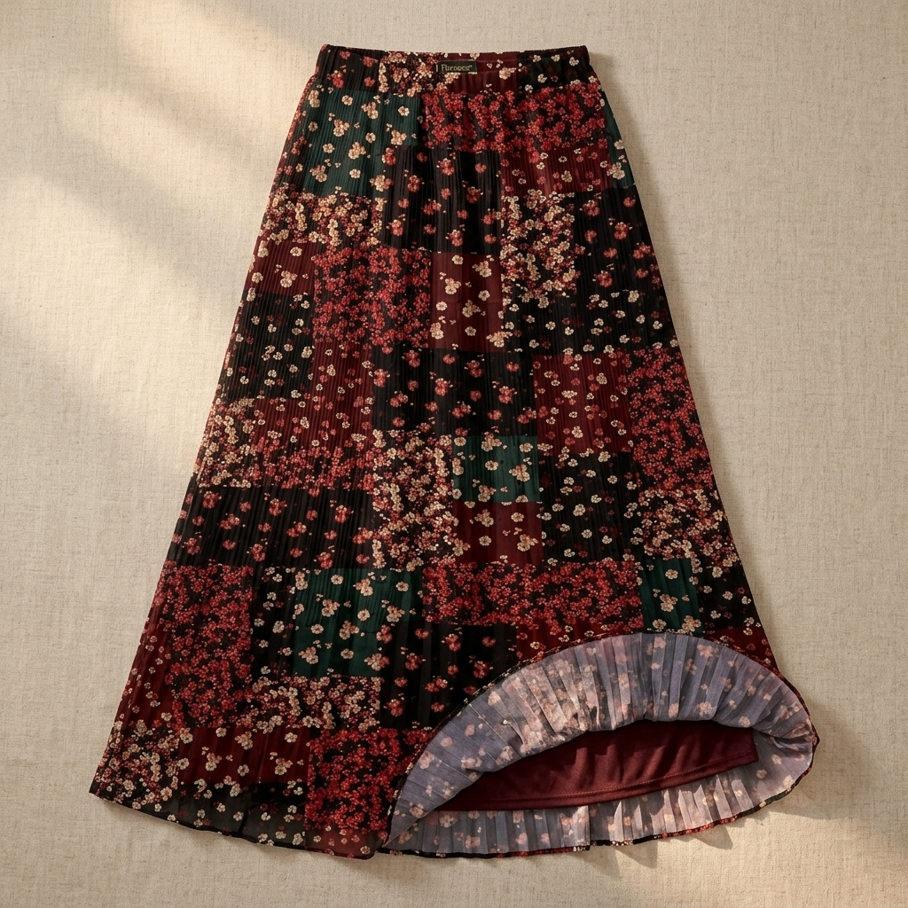 Floressa Chiffon Maxi Skirt - Women's Pleated Maxi Skirt