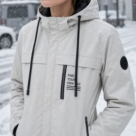 Trailhaven Windbreaker - Fleece-Lined Women's Hooded Jacket