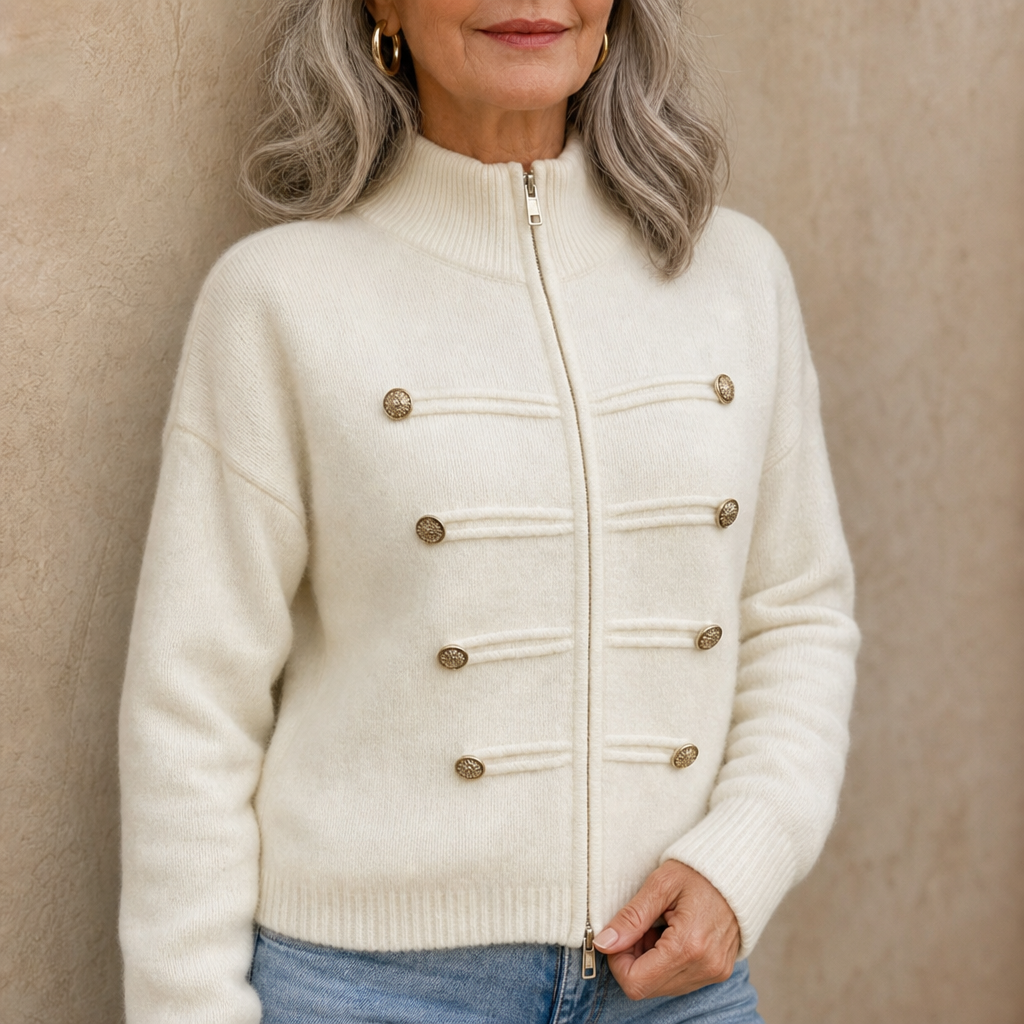 Zipelle Two-Way Zip Cardigan - Women's Sweater Jacket