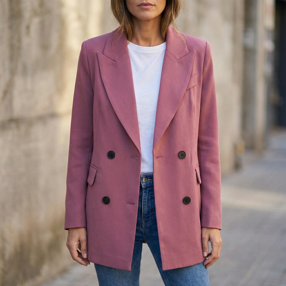 Vivara Double Breasted Blazer - Women's Everyday Blazer
