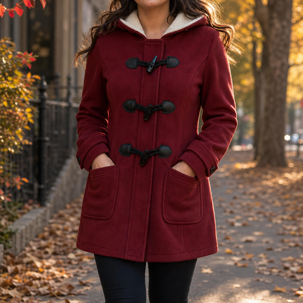 Coatelle Hooded Toggle Coat - Women's Mid-Length Coat