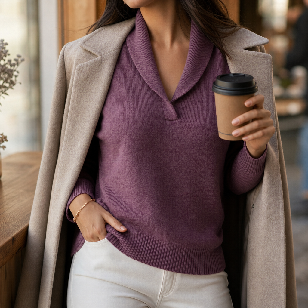Wrapstead Shawl Collar Sweater - Women's Knit Jumper