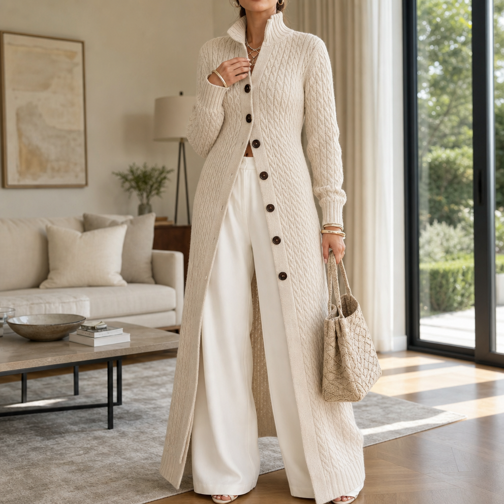 Cablewick Cable Knit Duster - Women's Long Cardigan