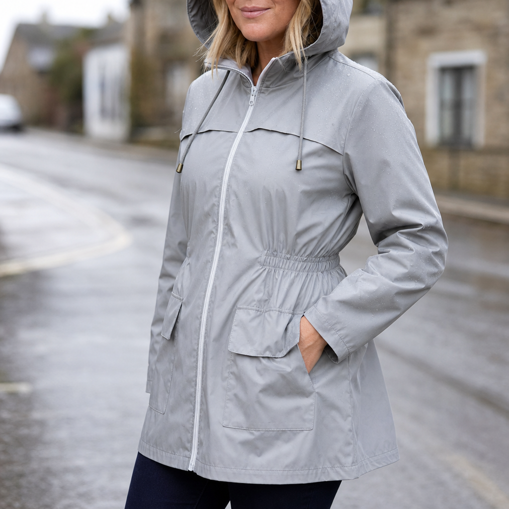 Rainelle Rain Jacket - Fitted Water-Resistant Women's Coat