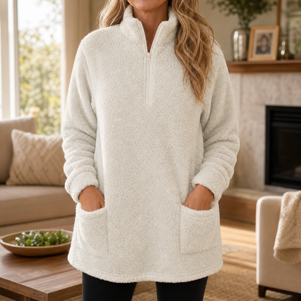 Wearlyn Half-Zip Sherpa Fleece - Women's Longline Pullover