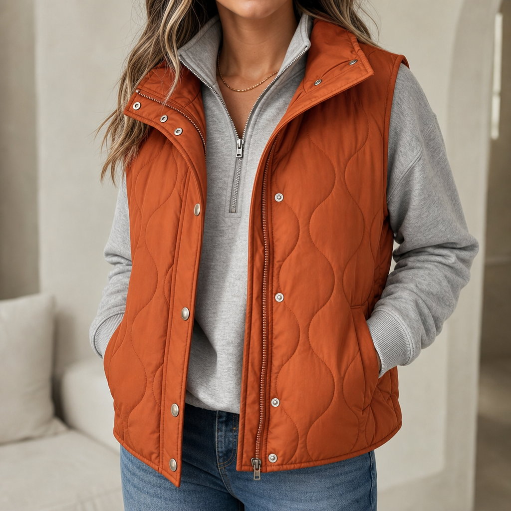 Wavelyn Quilted Vest - Women's Cropped Padded Gilet