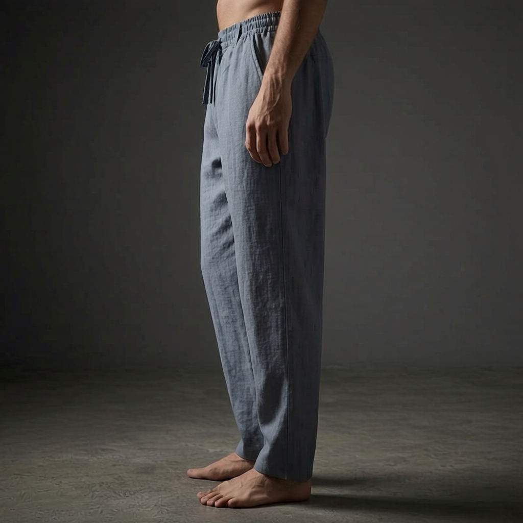 Montego Linen Trouser - Men's Tailored Linen Trousers