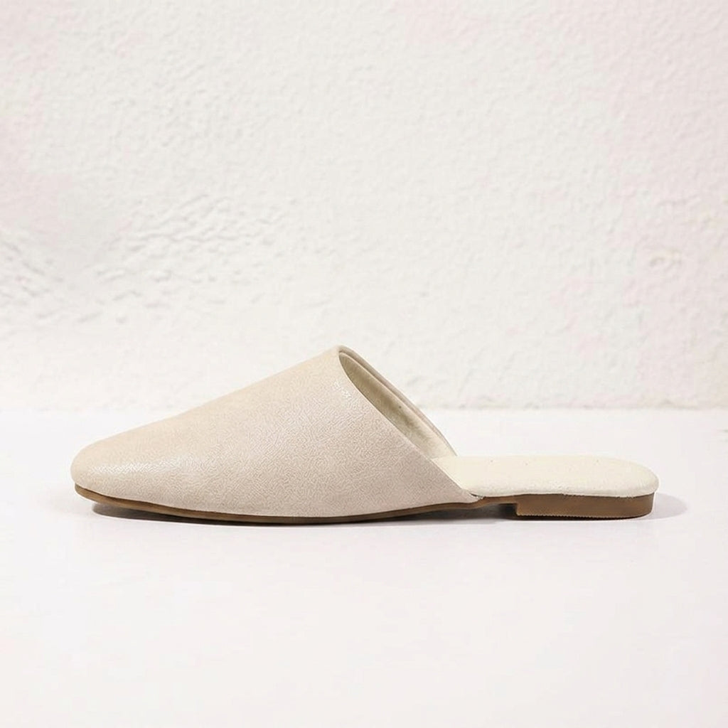 Ravello Leather Mules - Men's Flat Slip On Mules