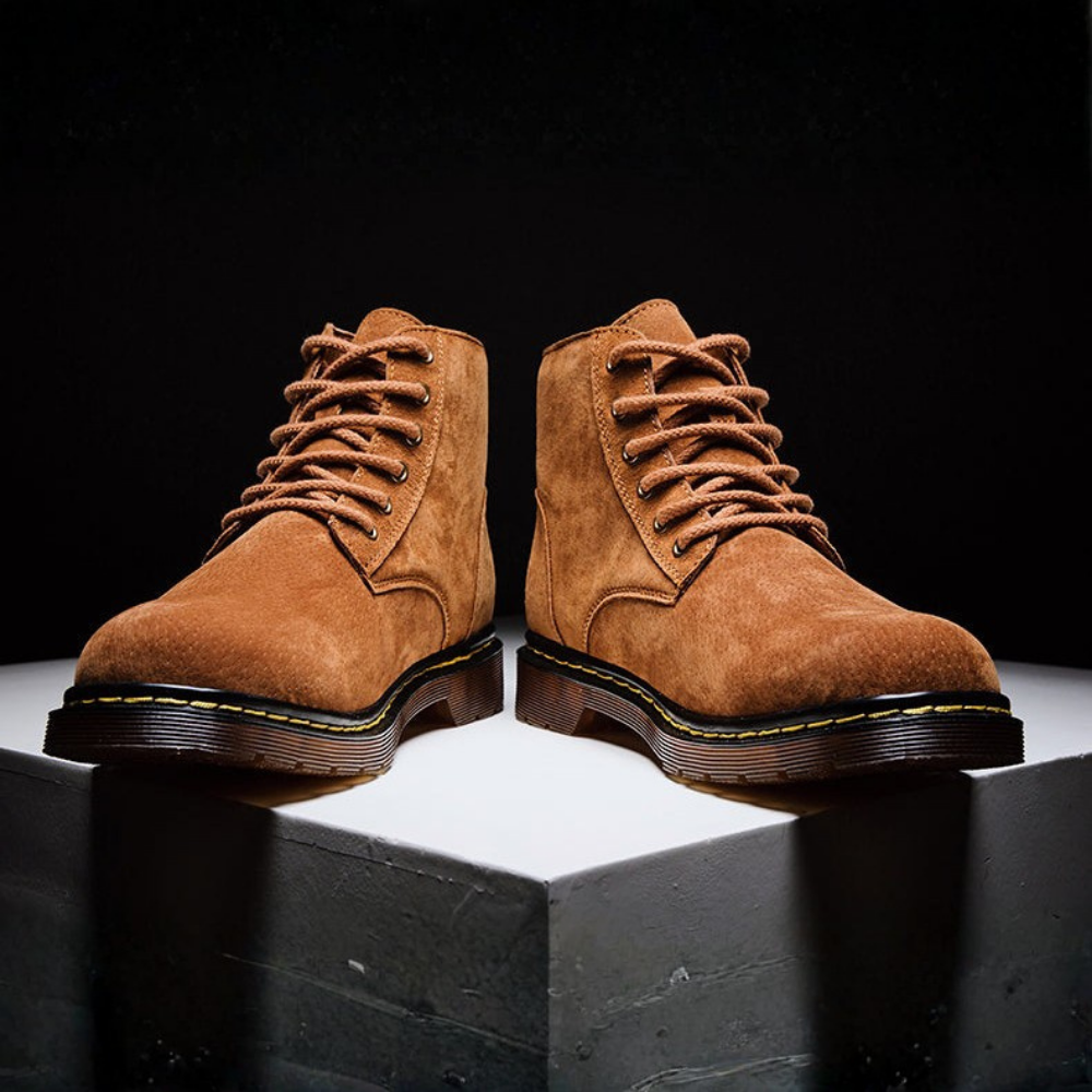 Highland Suede Boots - Men's Lace Up Suede Boots