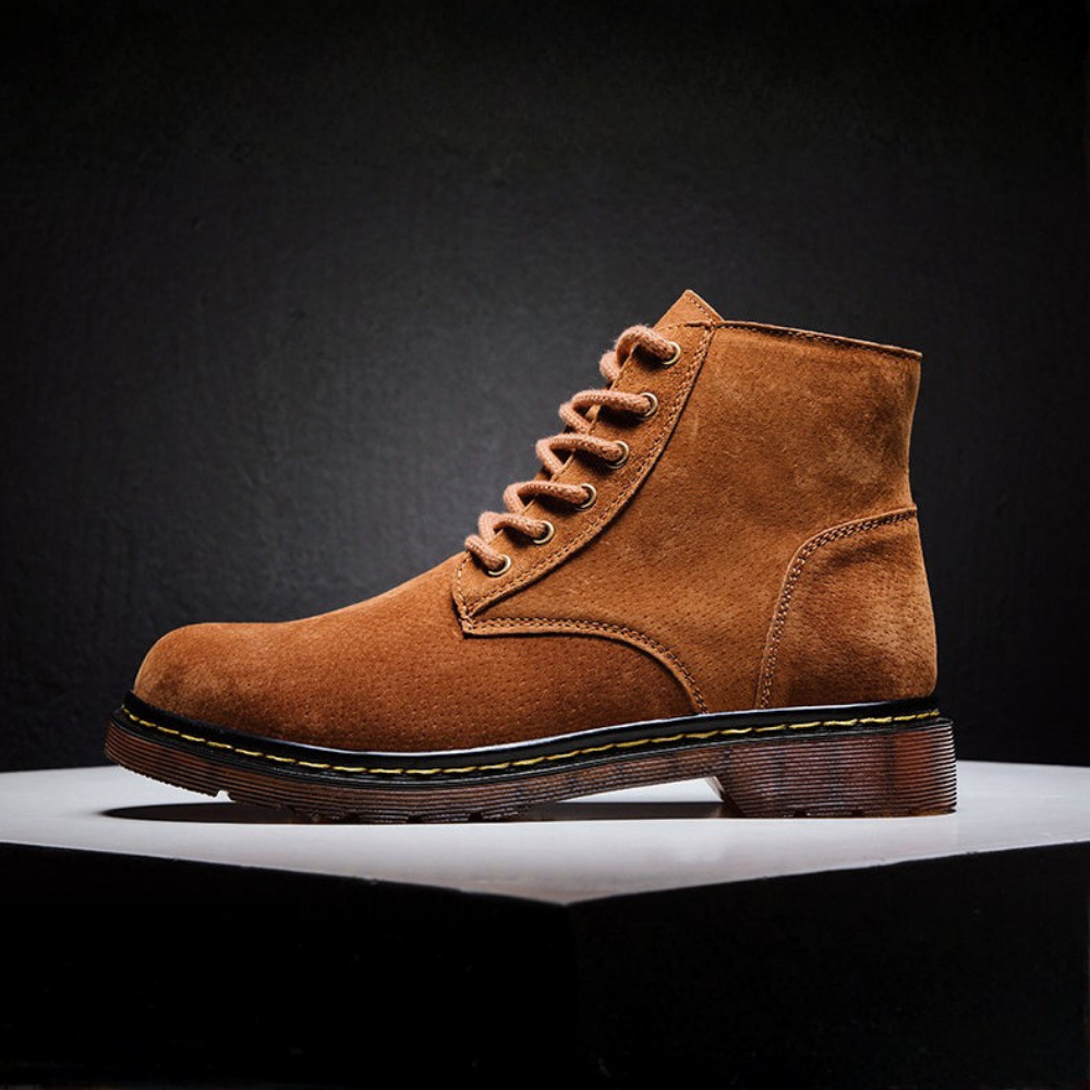 Highland Suede Boots - Men's Lace Up Suede Boots