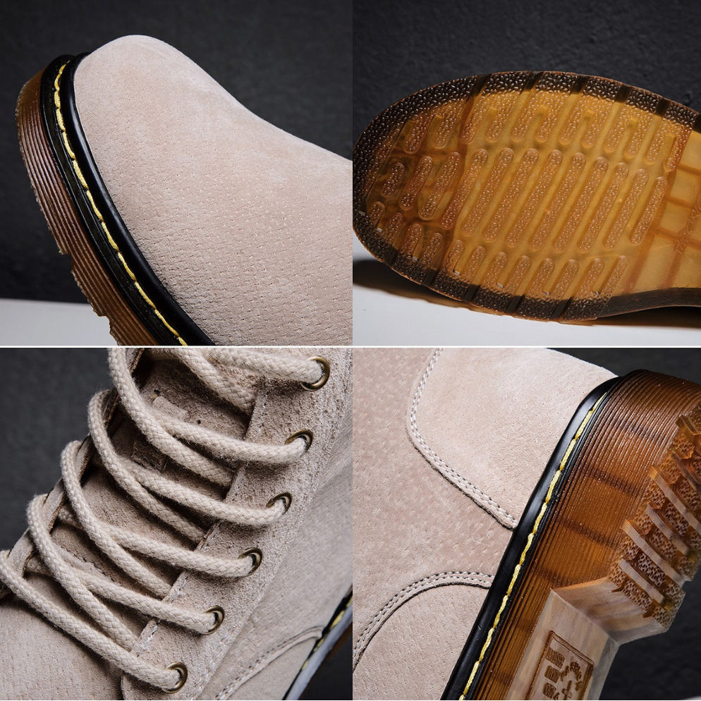 Highland Suede Boots - Men's Lace Up Suede Boots