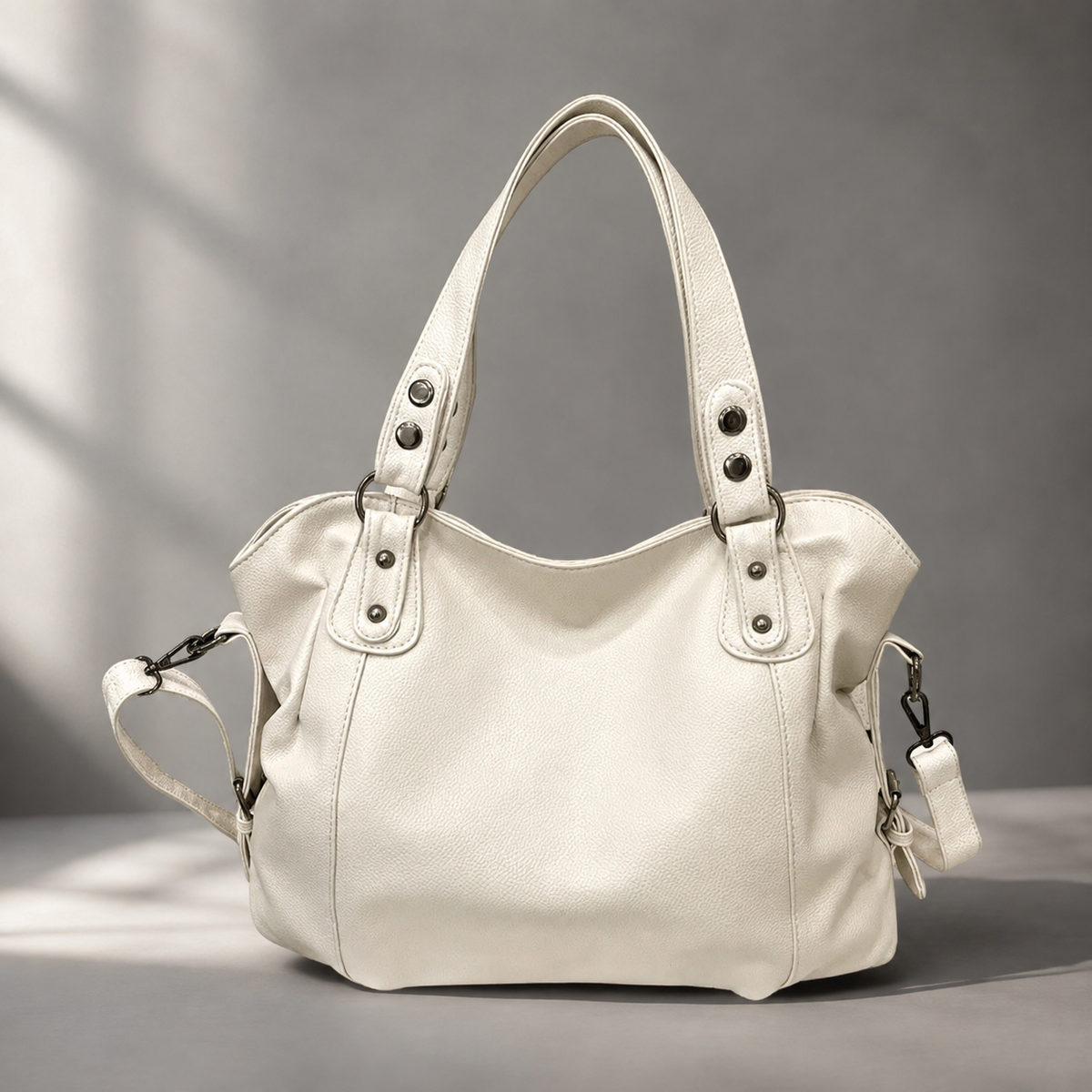 Marconi Rivet Hobo Bag - Women's Crossbody Shoulder Bag