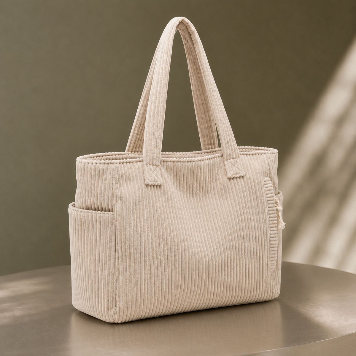 Campana Ribbed Tote - Woven Women's Shoulder Bag