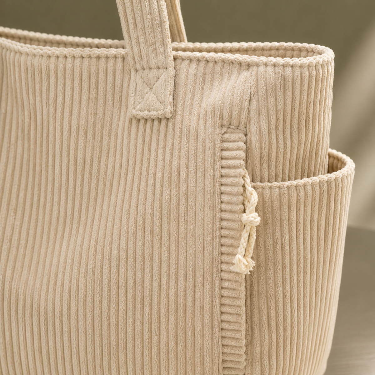 Campana Ribbed Tote - Woven Women's Shoulder Bag
