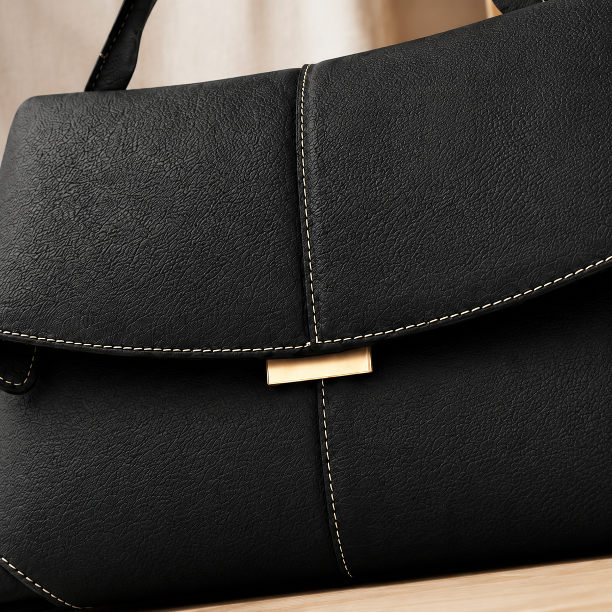 Matera Sculpted Handbag - Calf Leather Women's Top Handle