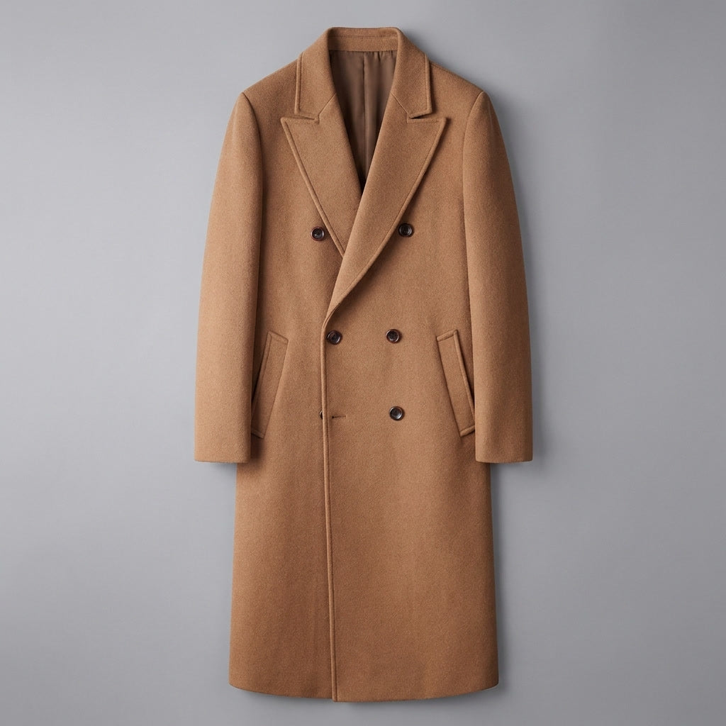 Rothwell Wool Overcoat - Men's Double Breasted Coat