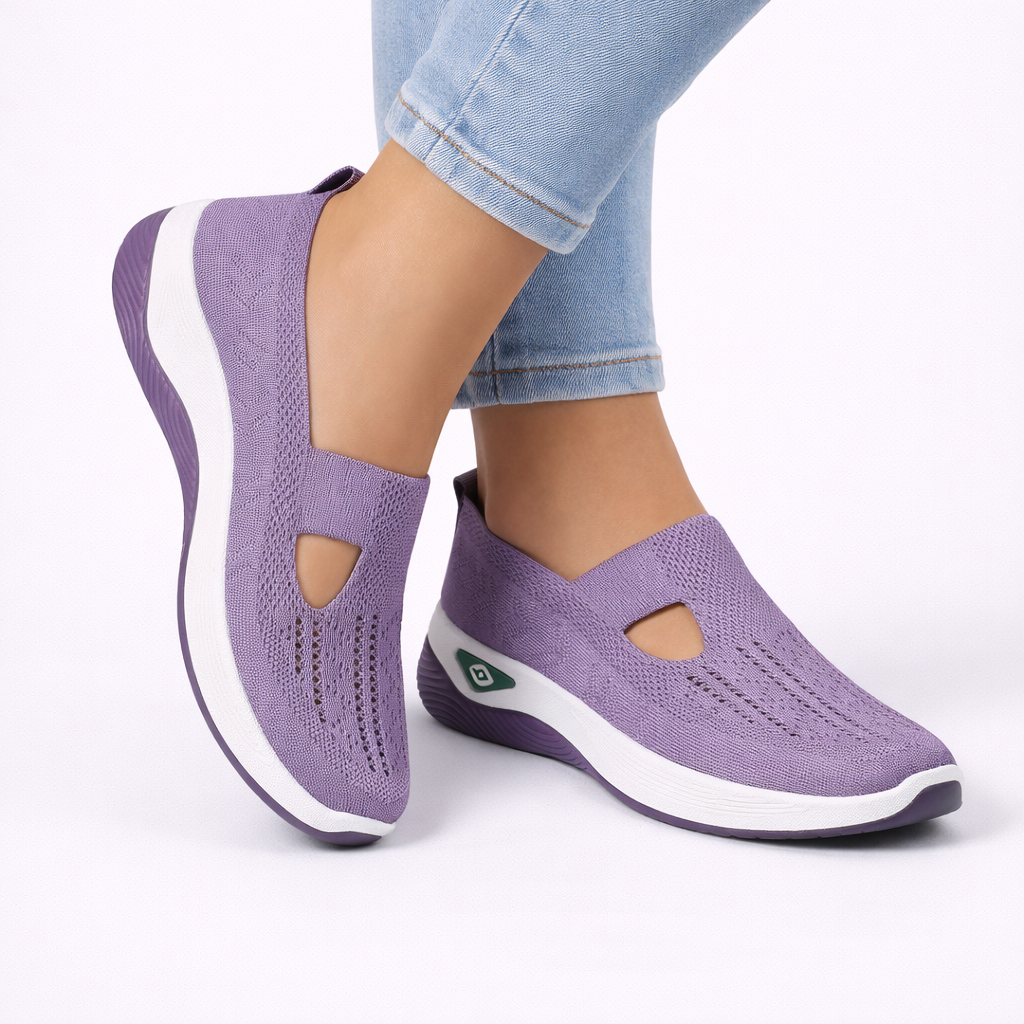 Orthopaedic Knit Slip-On Shoes - Women's Comfort Shoes