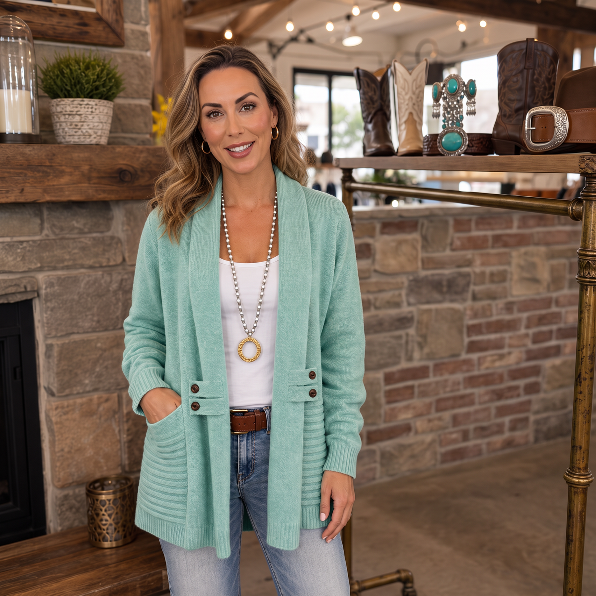 Everdrape Shawl Collar Cardigan - Wool-Blend Women's Knit