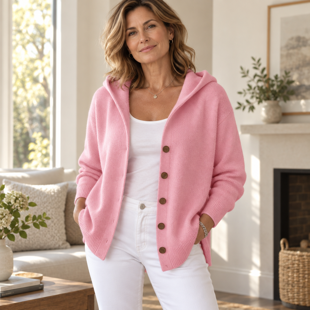 Softcove Hooded Cardigan - Women's A Line Cotton Knit