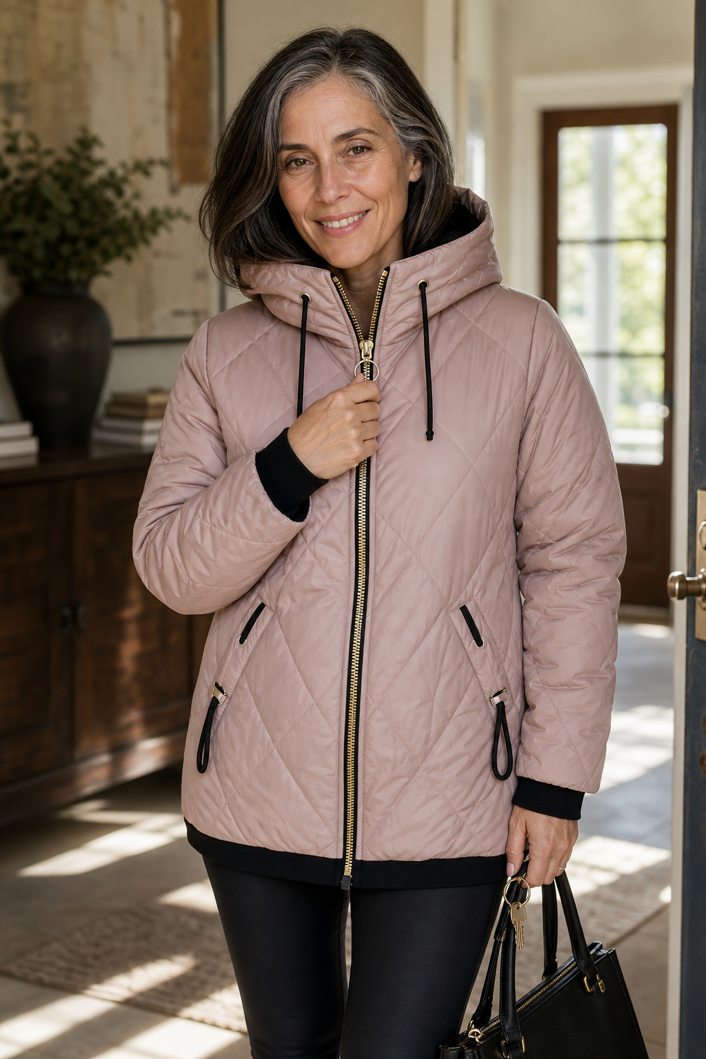 Wearbella Quilted Hooded Jacket - Longline Women's Coat