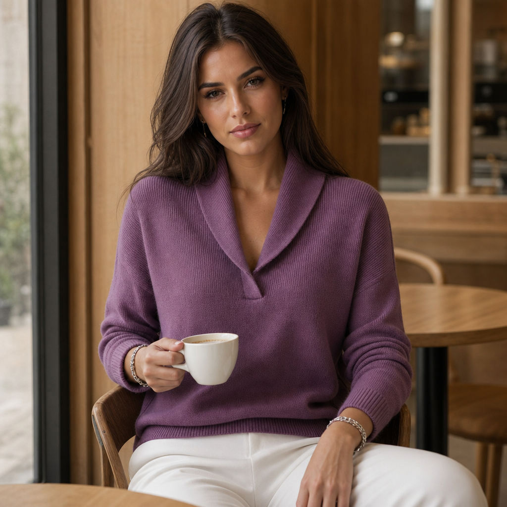 Wrapstead Shawl Collar Sweater - Women's Knit Jumper
