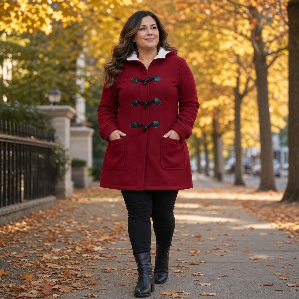 Coatelle Hooded Toggle Coat - Women's Mid-Length Coat