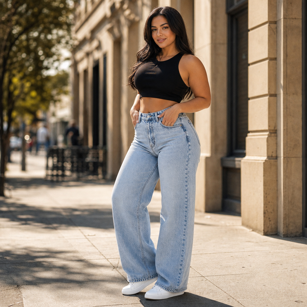 Vela Straight Jeans - High Rise Relaxed Women's Jeans