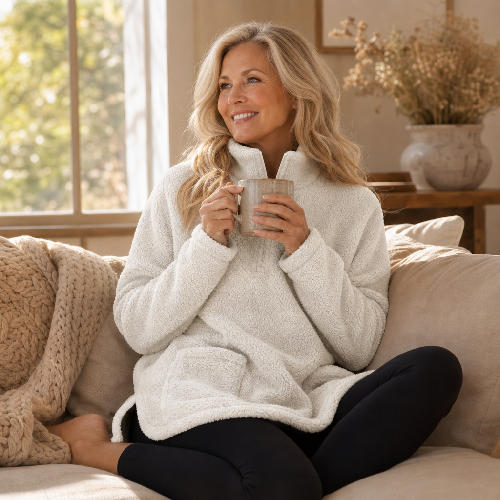 Wearlyn Half-Zip Sherpa Fleece - Women's Longline Pullover