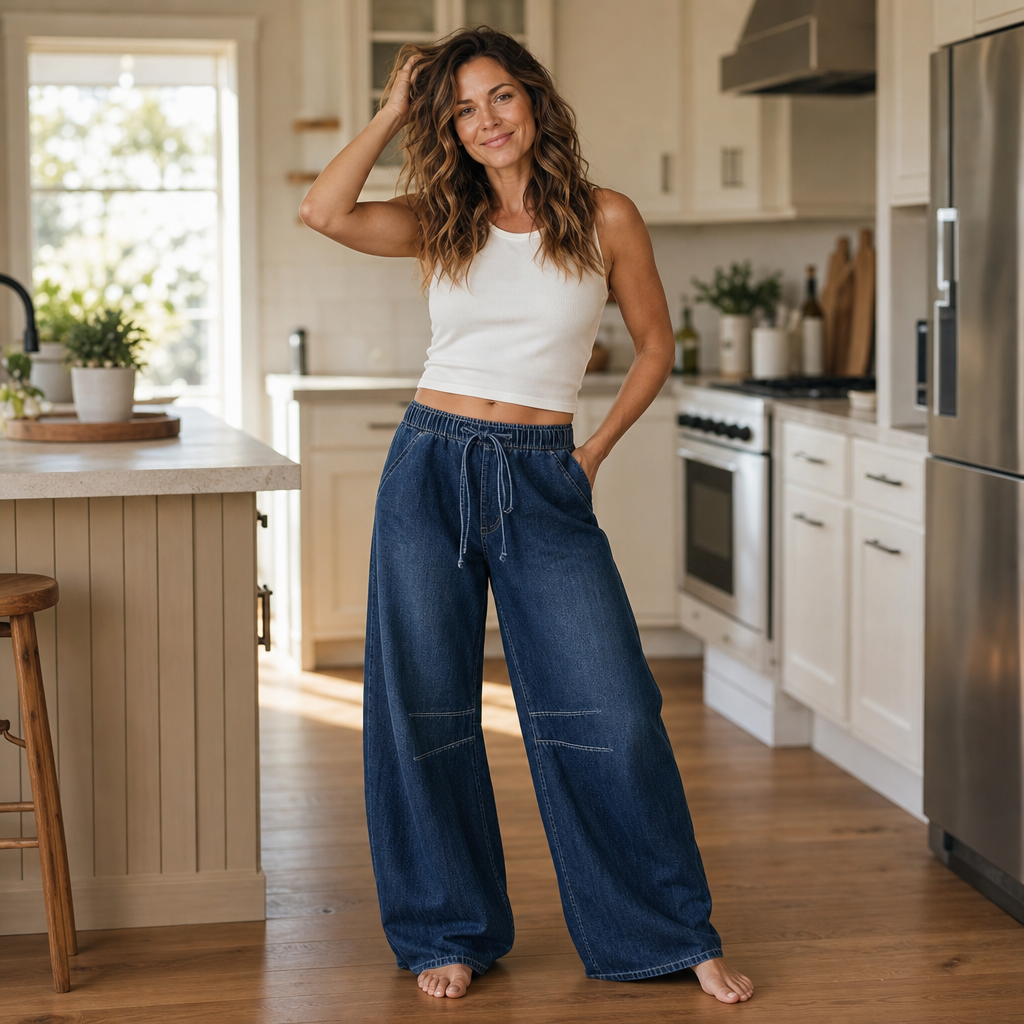 Wearbella Barrel Jeans - Adjustable Waist Women's Jeans