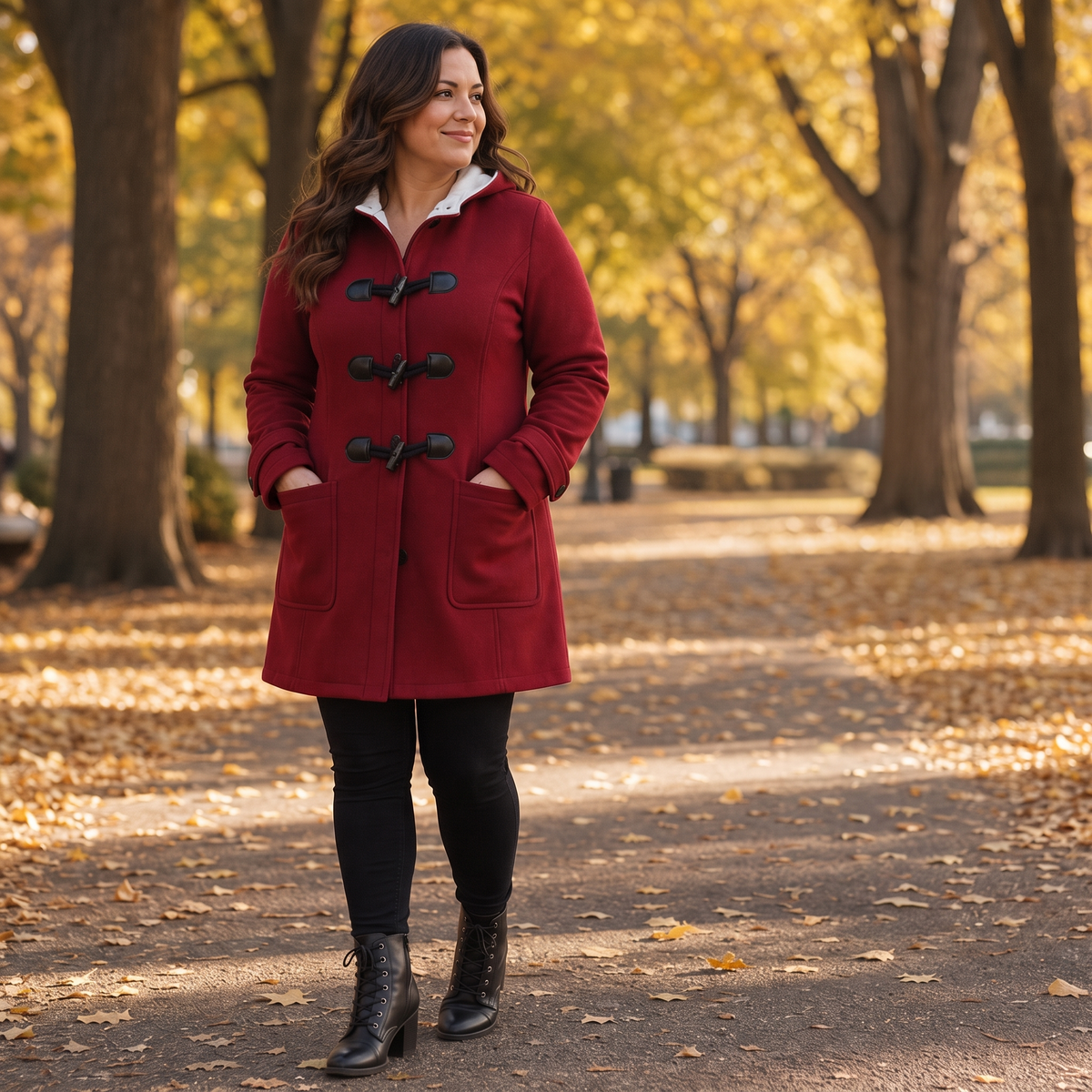 Coatelle Hooded Toggle Coat - Women's Mid-Length Coat