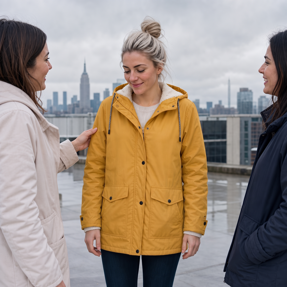 Windloft Windproof Hooded Jacket - Women's Fleece-Lined