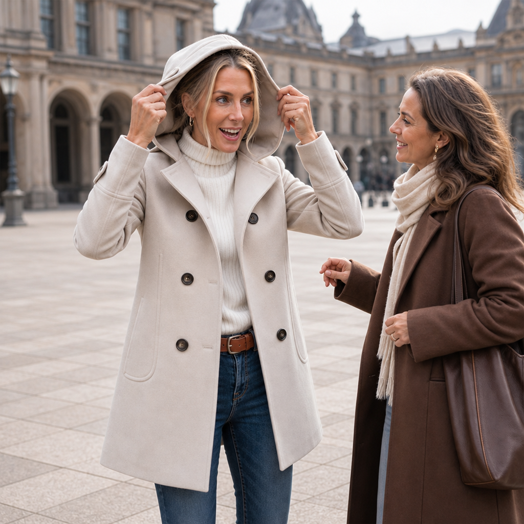 Mayfield Hooded Peacoat - Women's Double Breasted Coat